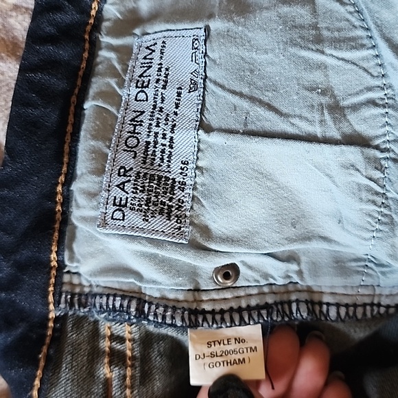 EUC DEAR JOHN: Playback Gotham Comfort Straight Jeans, Dark-wash, Size 26 - Picture 4 of 13